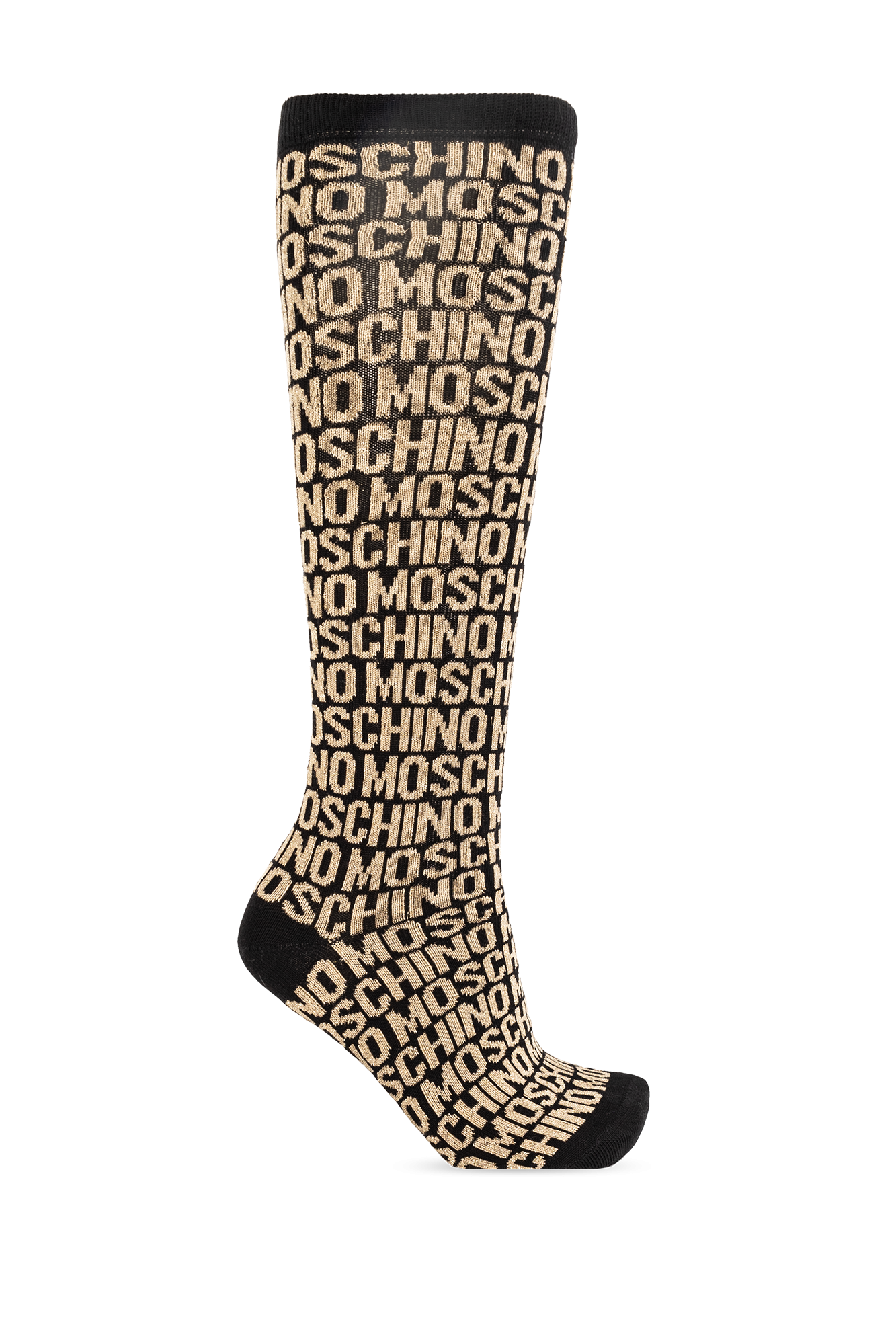 Moschino knee discount high socks